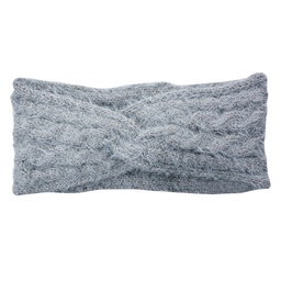 [JZHE0014G] Stirnband 10x22 cm Grau