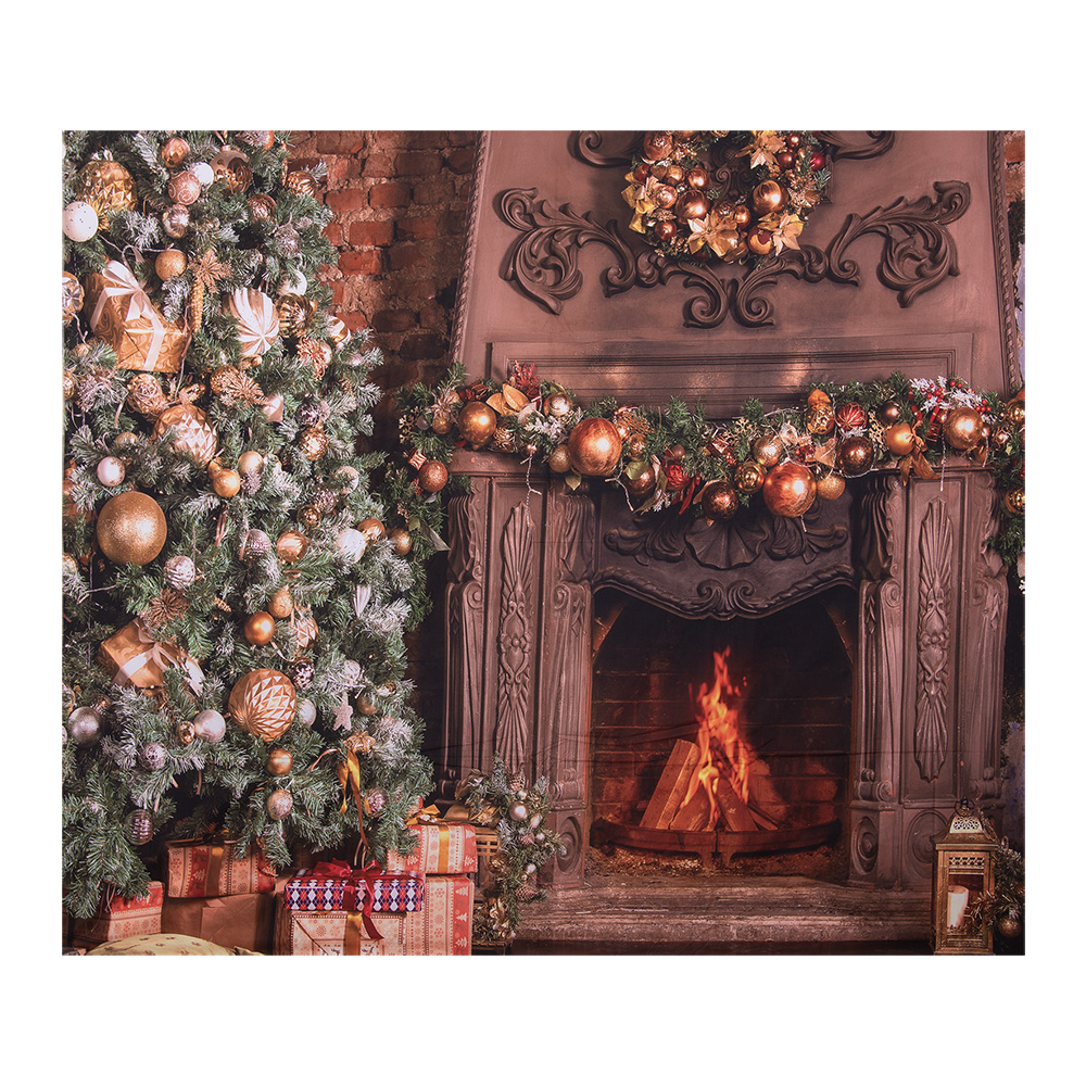 Tappeto da Parete albero di Natale Marrone verde 180x1x210 cm