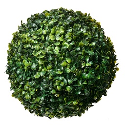 [6PL0325L] Decorazione sfera di Bosso artificiale Verde Ø 24 cm