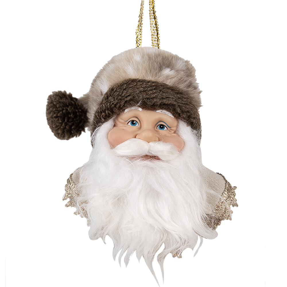 Decoratie hanger Kerstman 10x9x28 cm