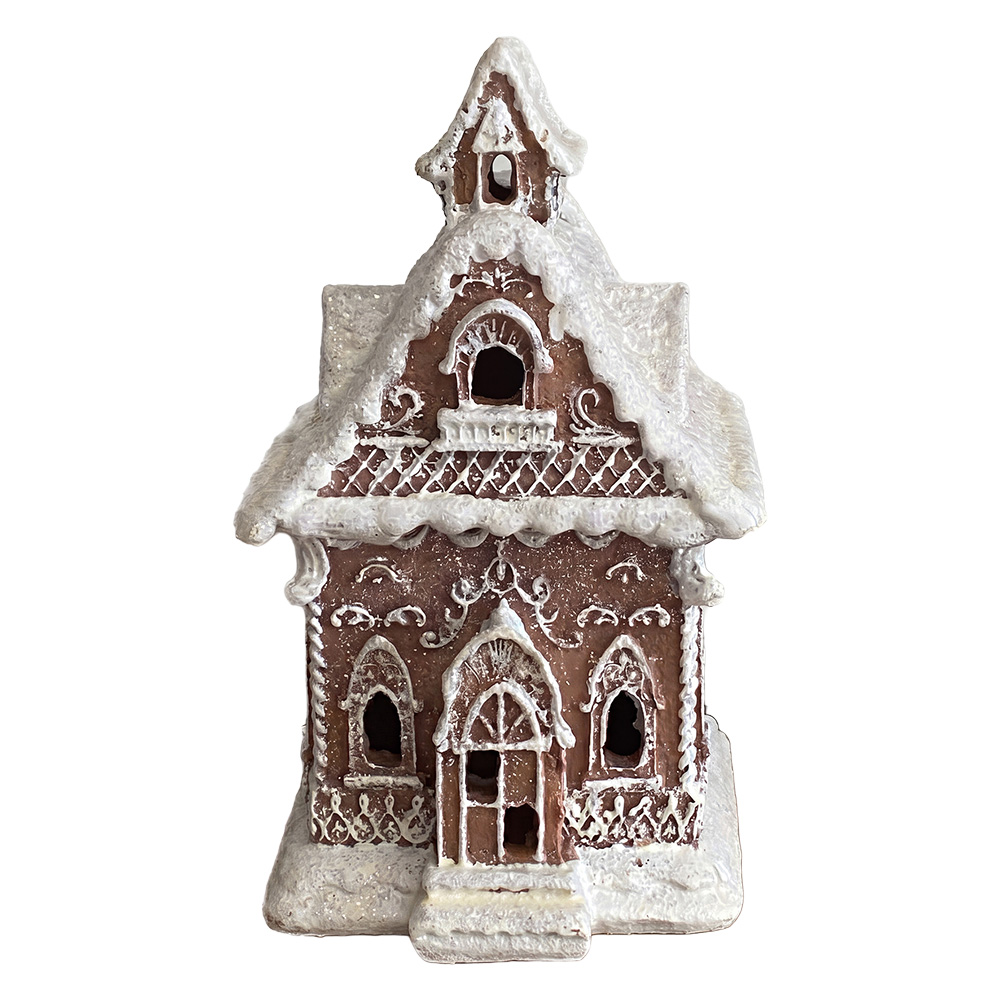 Decoratie huis 9x10x15 cm