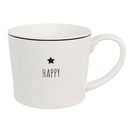 Becher Weiß 12x8x7 cm / 275 ml