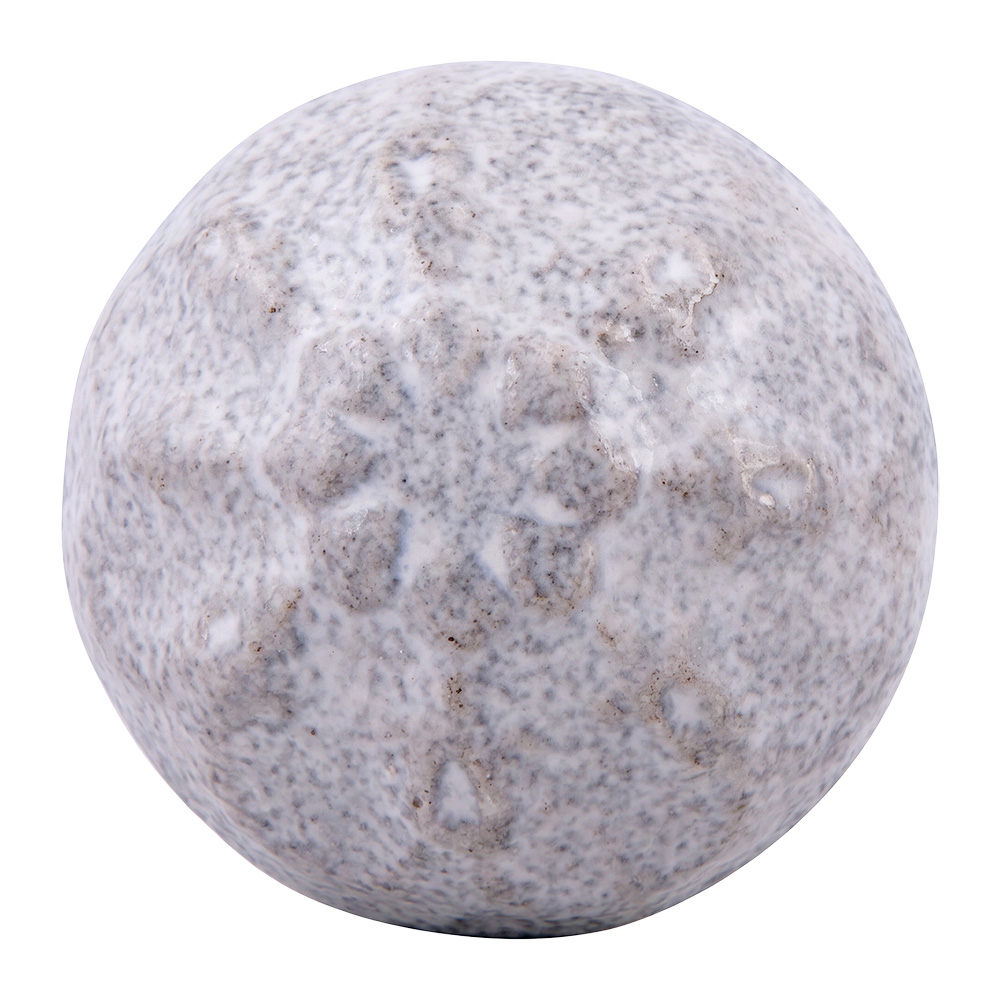 Doorknob Grey White Ø 4x3 cm / S3 cm