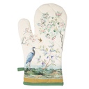 Oven Mitt Beige Green 18x30 cm