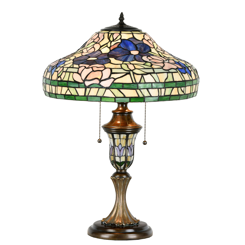 Lampe de table Tiffany Ø 46x60 cm E27/max 2x60W