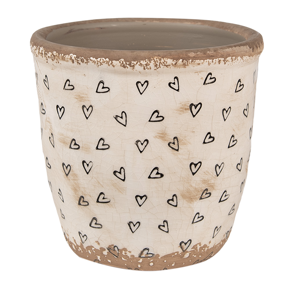Decoratie bloempot Ø 14x13 cm