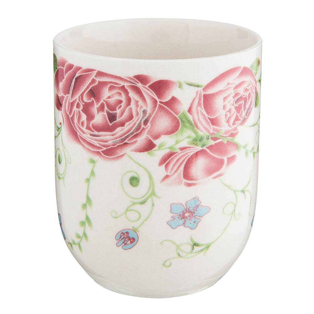 Crockery Mug Pink Ø 6x8 cm / 100 ml