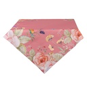 Tischdecke Quadratisch Rosa Beige 100x100 cm