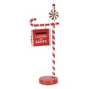 Cassetta Postale Rosso Bianco 20x12x51 cm