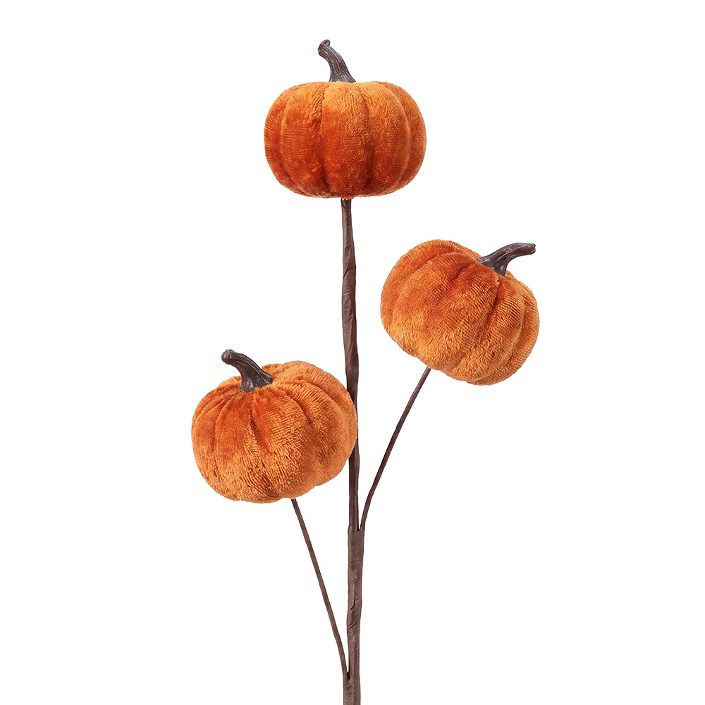 Décoration Citrouille Orange 15x4x47 cm
