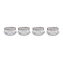 Portacandele set di 4 Trasparente Ø 6x3 cm