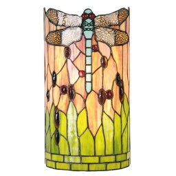 [5LL-9292] Wandlamp Tiffany 20x11x36 cm E14/max 2x40W