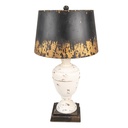Table lamp Beige Black Ø 36x65 cm E27/max 1x60W