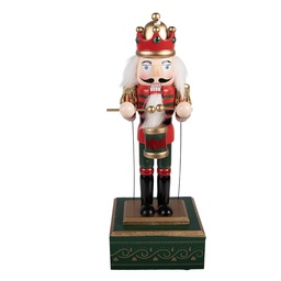 [6H2467] Decoratie notenkraker 12x9x30 cm