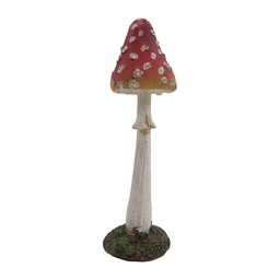 [6PR6493] Decoratie paddenstoel Ø 4x13 cm
