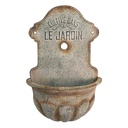 Decorative Wall Fountain Grey 46x24x69 cm