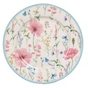 Tableware Breakfast plate White, Pink Ø 19x2 cm