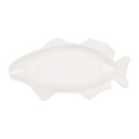 Soup Bowl Fish White 30x15x3 cm