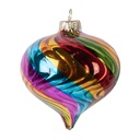 Weihnachtskugel Mehrfarbig Ø 8x8 cm