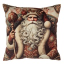 Cushion filled Beige Red 45x45x4 cm