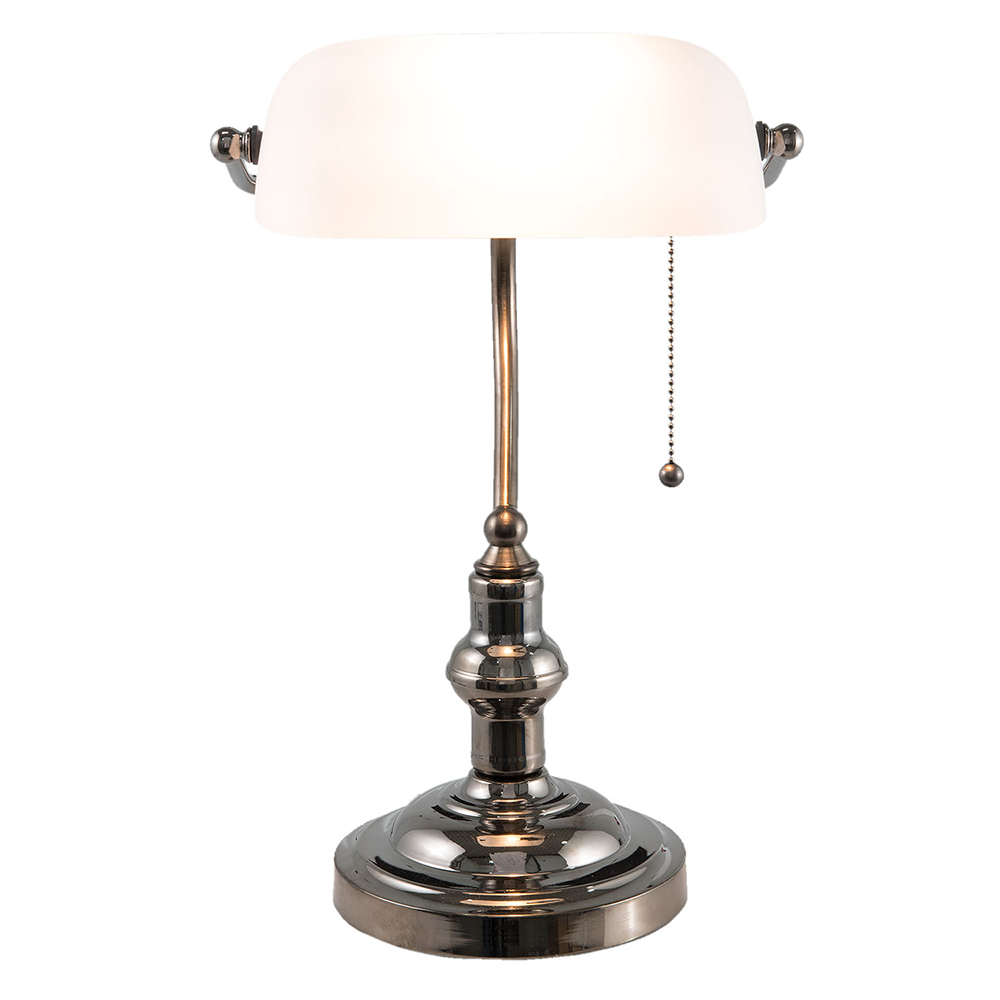 Bureaulamp wit 27x23x42 cm E27/max 1x60W
