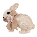 Decoration Statue Rabbit Beige Brown 26x15x23 cm