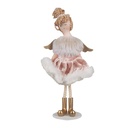 Statua Decorativa Angelo Rosa 9x3x18 cm