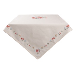 [LRC15] Tischdecke Weihnachten Beige 150x150 cm