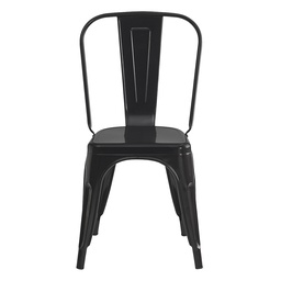 [50897] Sedie da Cucina Nero 43x45x85 cm