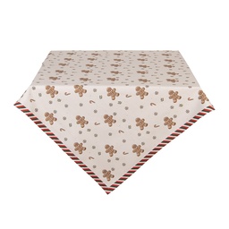 [CGM01] Nappe carrée Beige Marron 100x100 cm