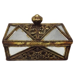 [6PR6479] Boîte à bijoux Or 17x11x10 cm