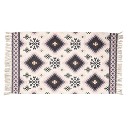 [KT080.056L] Tapis Blanc, Noir 140x200 cm