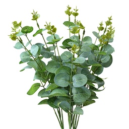 [6PL0256] Rami Artificiali Decorativi Verde 12x8x50 cm
