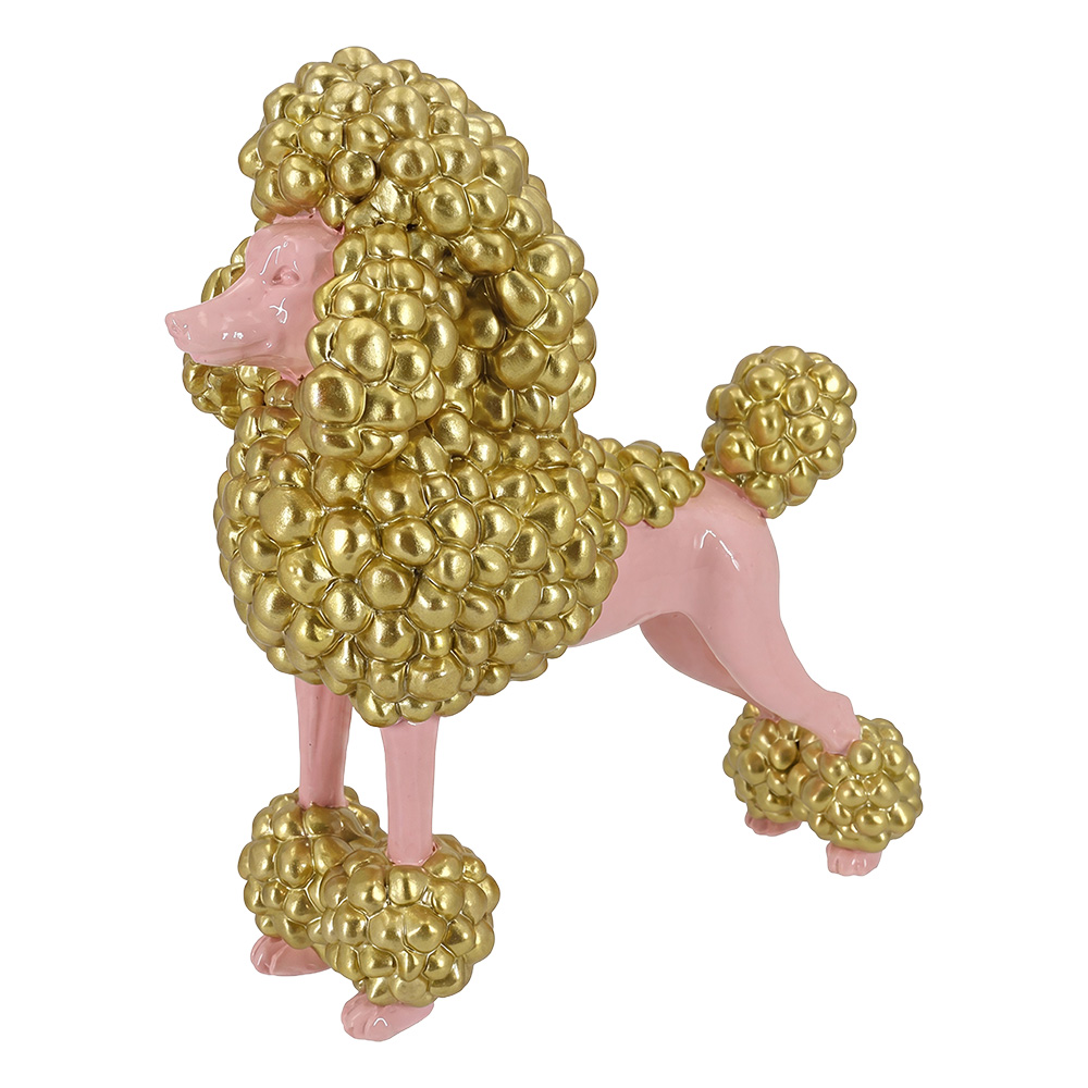 Image de décoration Chien Rose 22x8x23 cm