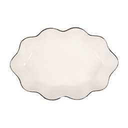 [6CE1984] Porte-savon Blanc 15x10x3 cm