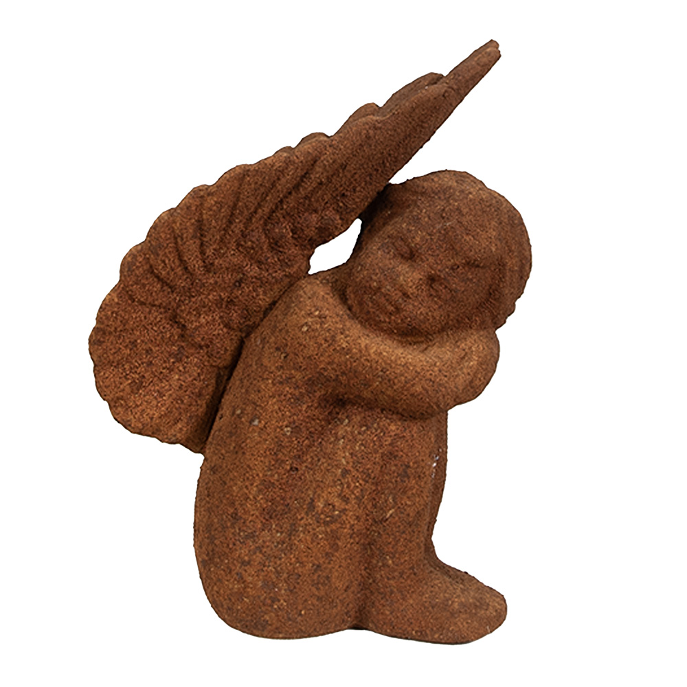 Décoration ange Marron 11x7x15 cm