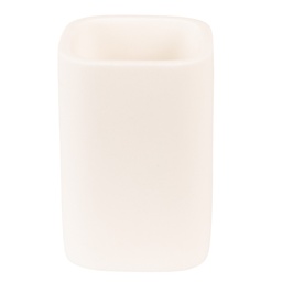 [65027] Porte-brosse à dents Blanc 7x7x10 cm