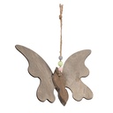 Dekoration anhänger Schmetterling Braun 21x3x15 cm