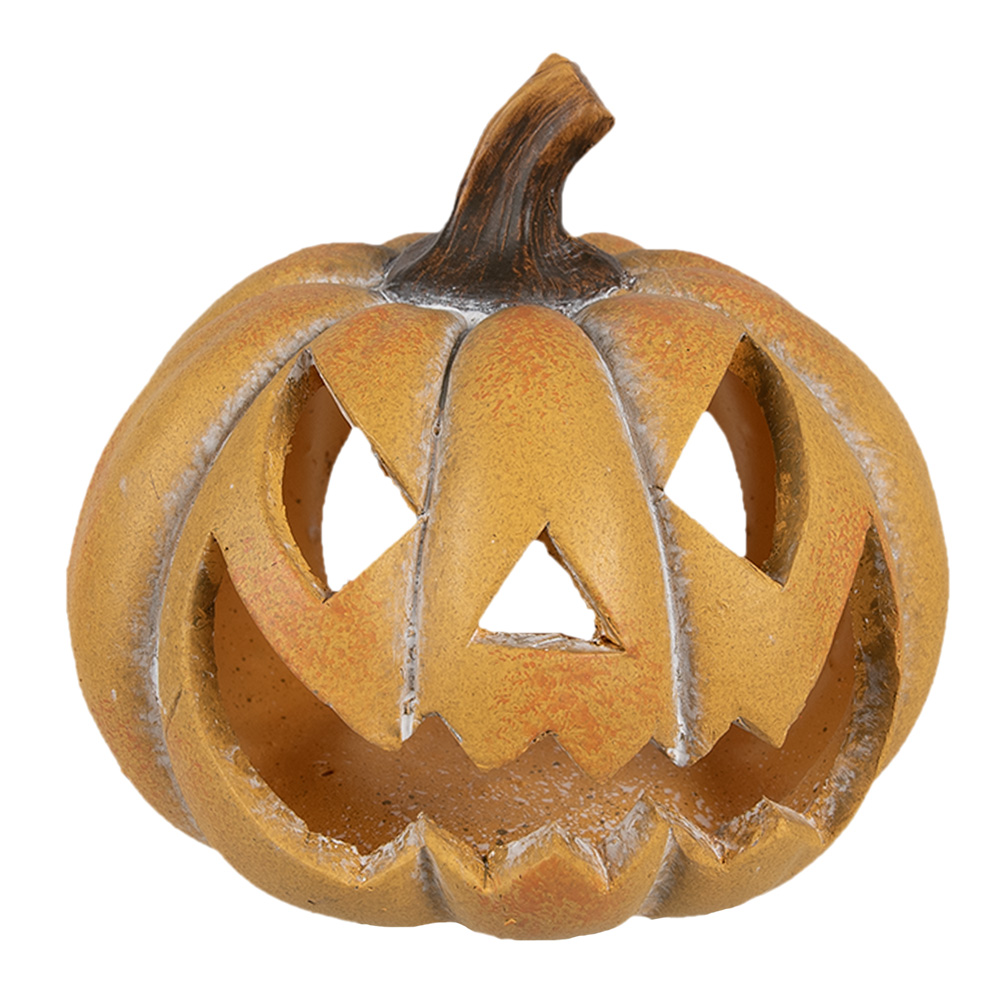 Decoratie pompoen 15x14x13 cm