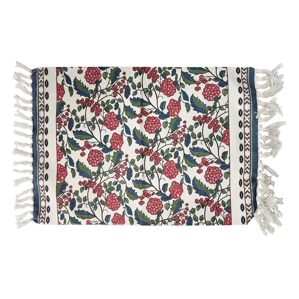 Tapis Beige Rouge 60x90 cm