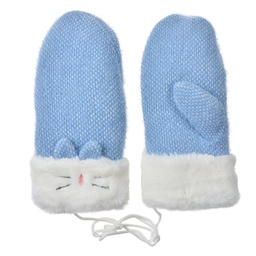 [JZGL0103] Winter Gloves Blue 10x23 cm