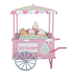 [6PR6232] Modèle vélo à glace Rose Bleu 34x18x38 cm