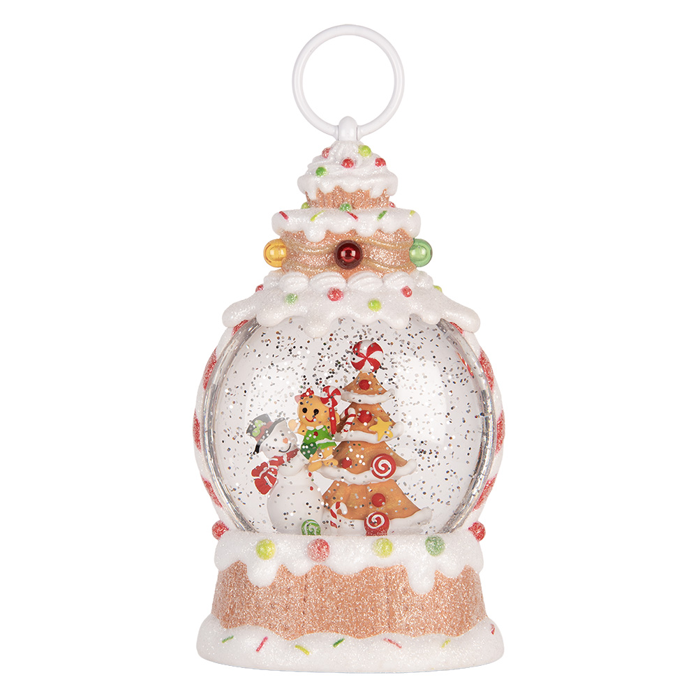 Sneeuwbol met LED 13x8x22 cm / 3xAAA