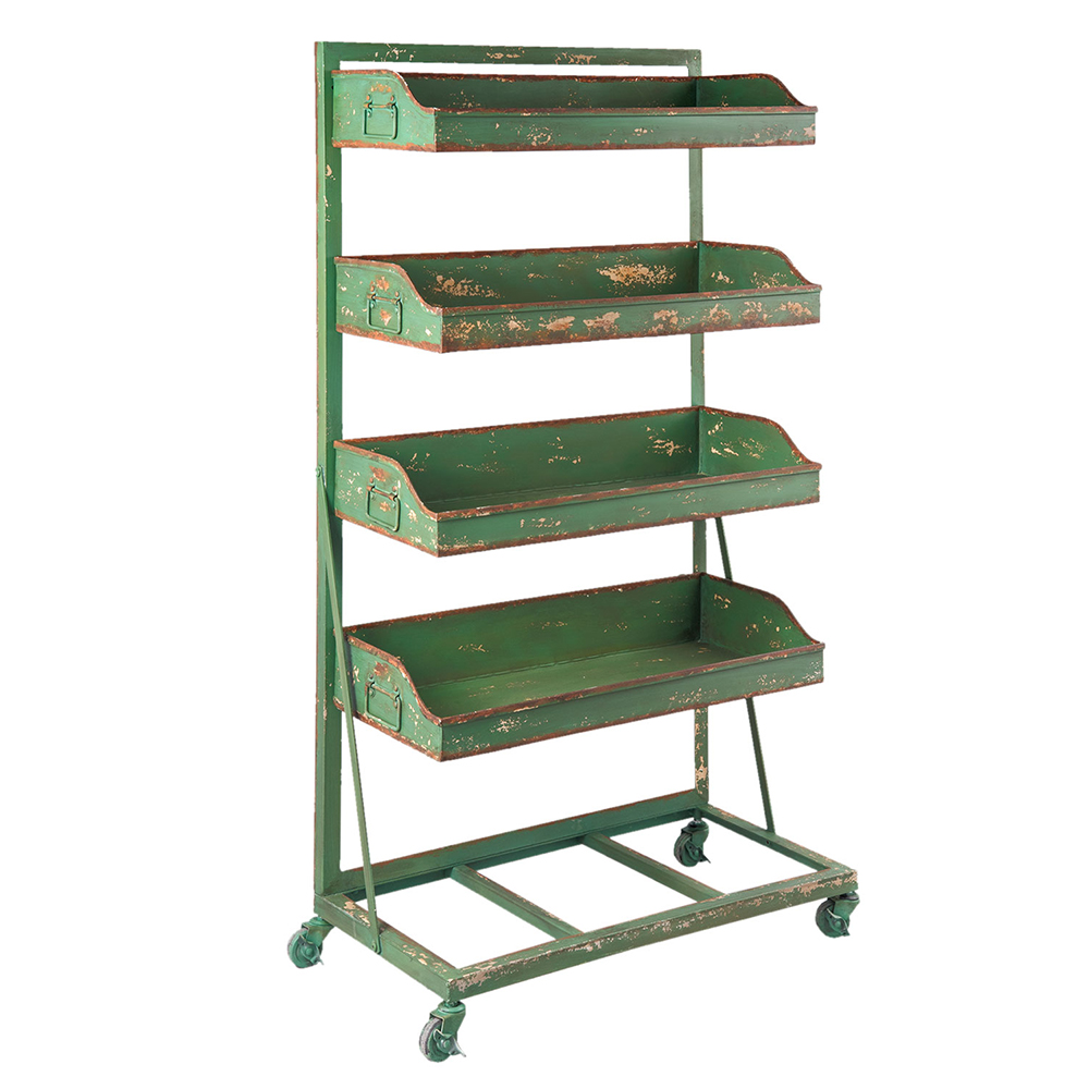 Étagère de rangement Vert 71x40x133 cm