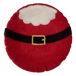[66291] Vilten schaal kerstman Ø 18x4 cm