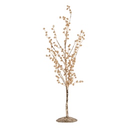 [66634] Deko Baum Goldfarbig 9x9x46 cm