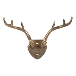 [6Y5899] Wall Hook Gold colored 17x8x12 cm