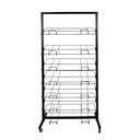 Display per zerbini Nero 83x40x180 cm