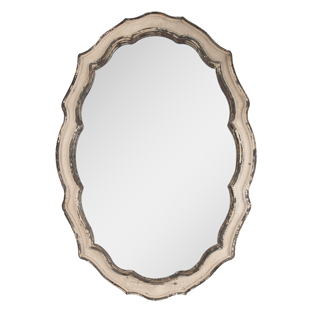 Wandspiegel Beige, Braun 52x3x75 cm