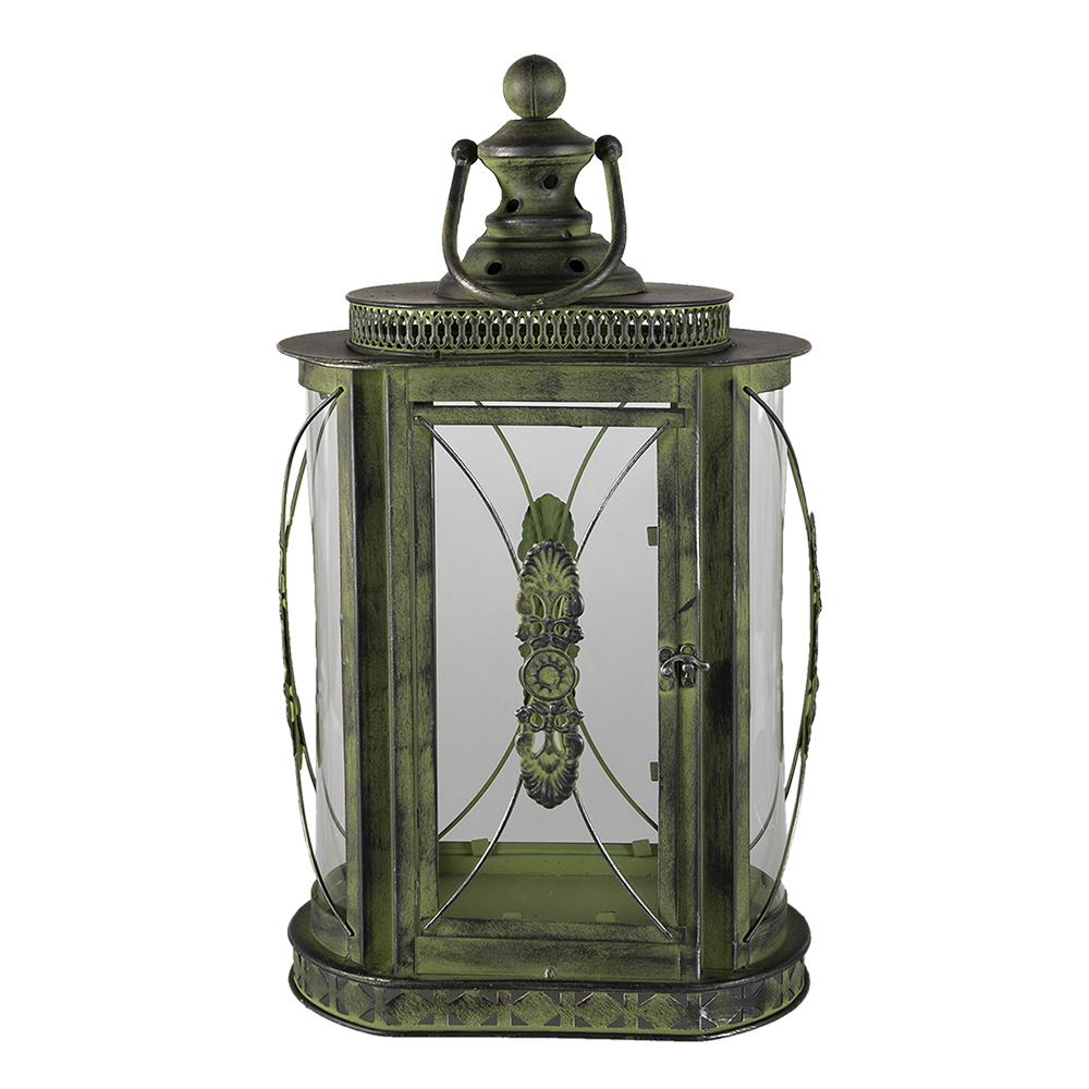 Lanterne Vert 29x19x52 cm